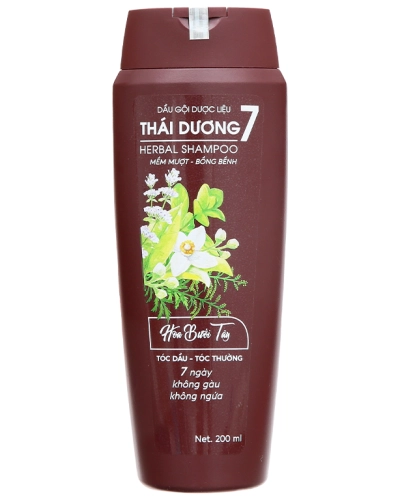 Dầu gội dược liệu Thái Dương 7 (chai x 200ml)