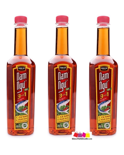 Nước mắm Nam Ngư Chin-Su (thùng 18 chai x 750ml)
