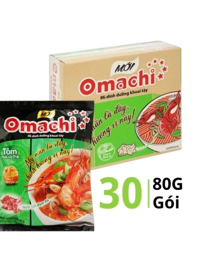  Mì Omachi tôm chua cay thái (gói x 80g)
