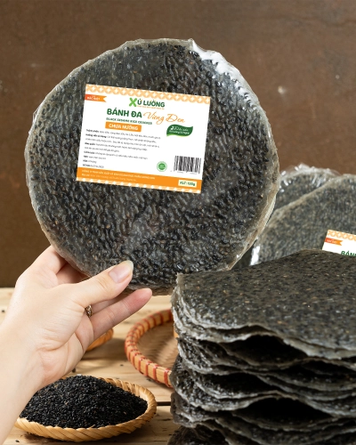  Bánh đa vừng đen Đô Lương nướng chín (gói 5c 110g)