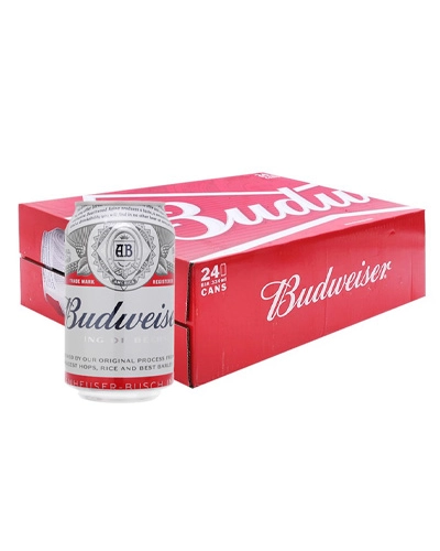 Bia Budweiser (thùng 24 lon x 330ml)