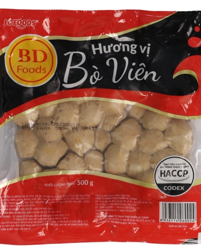 Bò viên LC Food (500g/gói)