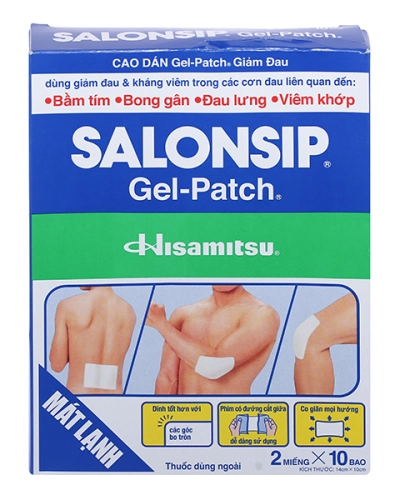 Cao dán SALONSIP (gói x 2 miếng)