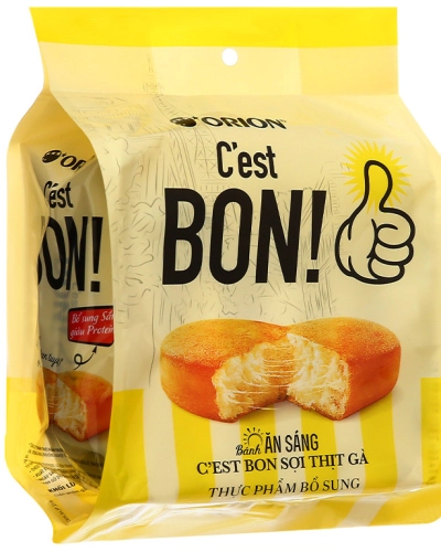 Bánh ORion C’est Bon! bánh ăn sáng sợi G’est Bon sợi thịt gà(túi x 85g)