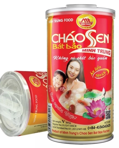 Cháo sen bát bảo Minh Trung (hộp x 365g)