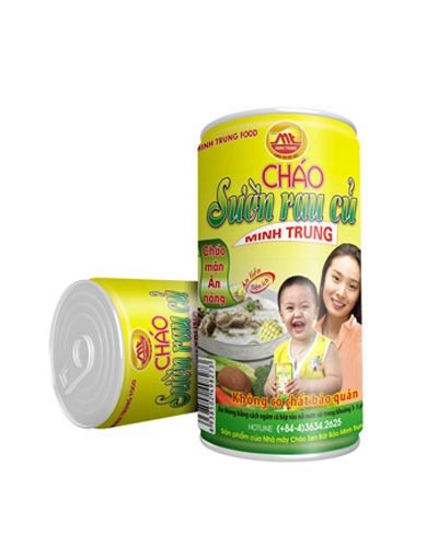 Cháo Minh Trung sườn rau 365g