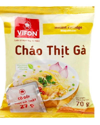 Cháo thịt gà Vifon (gói 70g)