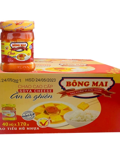Chao bông mai (thùng 40 hũ x 170g)