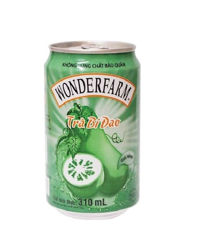 Trà bí đao Wonderfarm (lon x 310ml)
