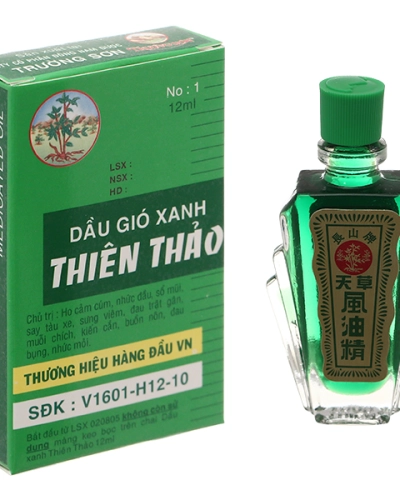 Dầu gió xanh Thiên Thảo (lọ 12ml)