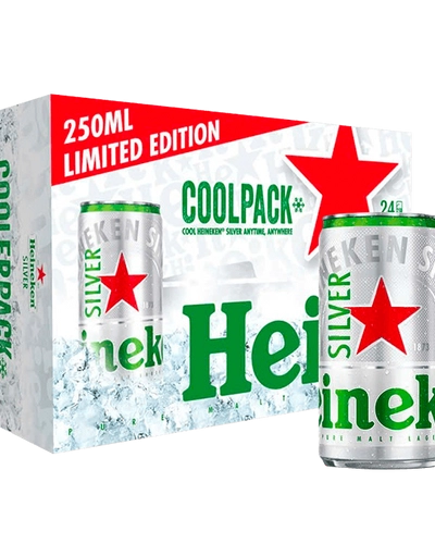 Bia Heineken lùn ( Thùng 24 lon x 250ml)