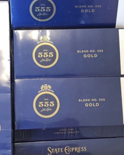 Thuốc lá Ba Số 555 Việt Nam bao ngắn (cây 10 bao)