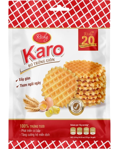 Bánh Karo bơ trứng giòn ( gói x 270g )