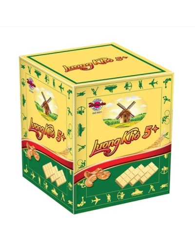 Lương khô 5 sao Hải Châu (hộp 10 cái x 70g)