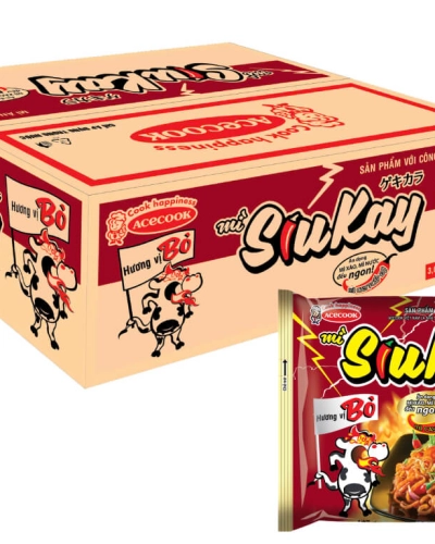 Mì Siu Kay vị bò (thùng 24 gói x 127g)