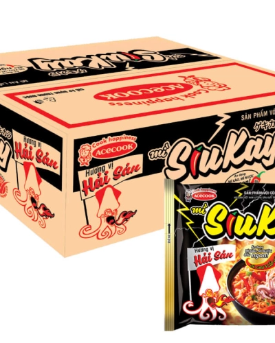 Mì Siu Kay vị hải sản (thùng 24 gói x 128g)