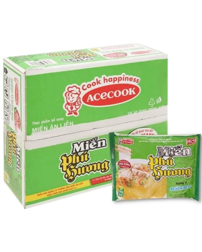 Miến Phú Hương vị sườn heo (thùng 24 gói x 58g)