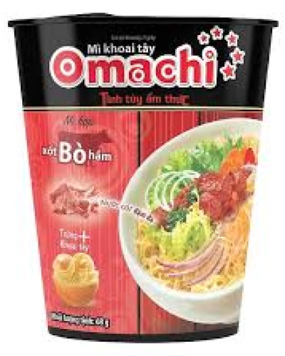 Mì ly omachi xốt bò hầm ( Ly 70g )