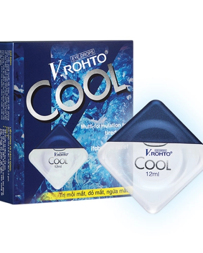 Thuốc nhỏ mắt vrohto Cool (mỏi mắt, xung huyết kết mạc, ngứa mắt, ngừa các bệnh về mắt)