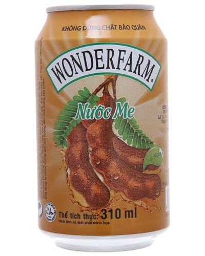 Nước Me Wonderfarm ( Lon x 310ml )