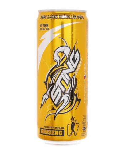 Nước tăng lực Sting nhân sâm (lon 320ml)
