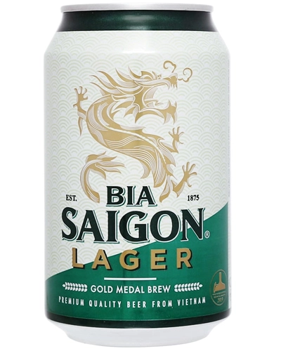 Bia Sài Gòn Lager (lon 330ml)