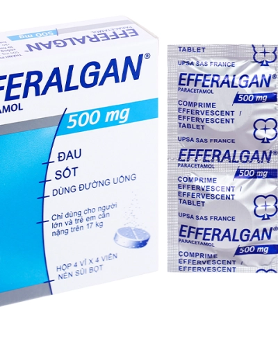 Thuốc EFFERALGAN (vỉ 4 viên x 500mg)