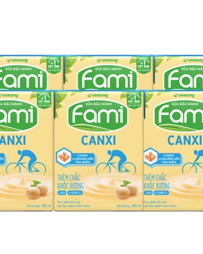 Sữa Fami canxi (Lốc)