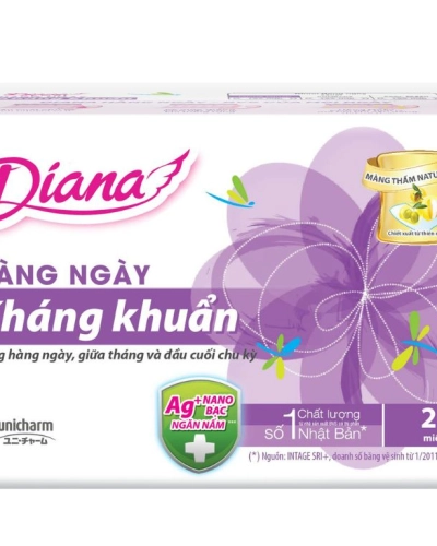 Bvs Dianna hàng ngày kháng khuẩn gói 20 miếng (GÓI)