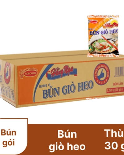Bún giò heo Hằng Nga (thùng 30 gói x 75g)
