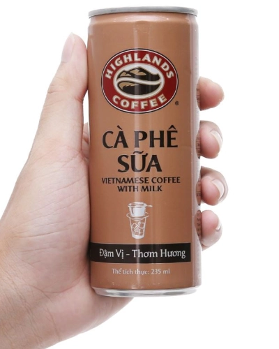Cafe sữa Highlands Coffee (lon x 235ml)