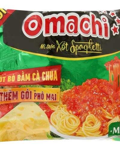 Mì trộn khoai tây sốt spaghetti Omachi (gói 91g)