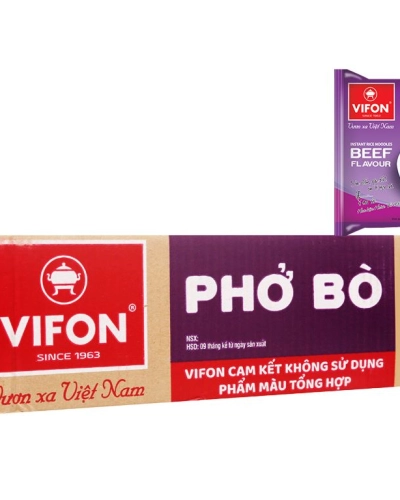 Phở bò Vifon (thùng 30 gói x 65g)