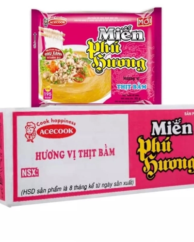 Miến Phú Hương vị thịt bằm (thùng 24 gói x 58g)