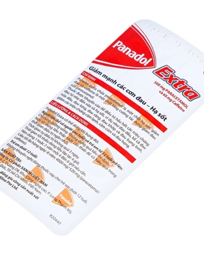 Thuốc giảm đau Panadol Extra (vỉ 12 viên)