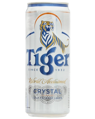 Bia Tiger bạc lon 330ml