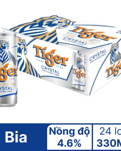 Bia Tiger bạc (thùng 24lon *330ml)