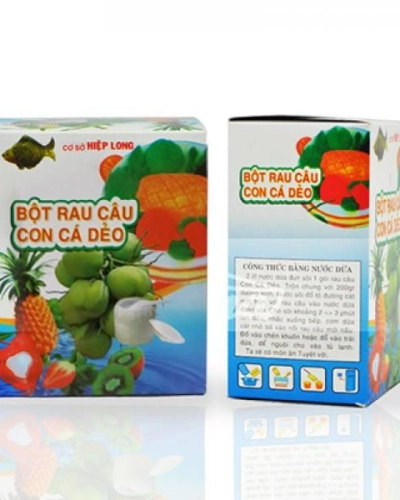 Bột rau câu con cá dẻo 3D (gói 12g) (GÓI)