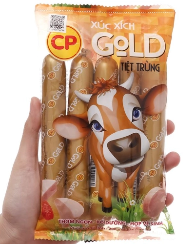 Xúc xích tiệt trùng Gold (5 cây x 40g)