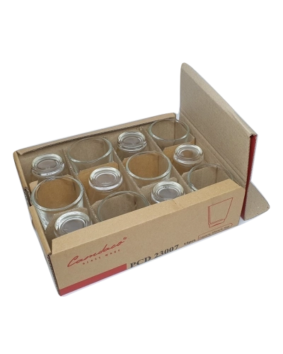 Bộ 12 chén uống rượu thủy tinh (hộp 12 ly)