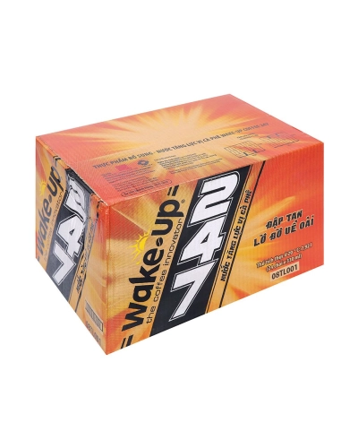 Nước tăng lực vị cà phê Wake up 247 (thùng 24 chai x 330ml)