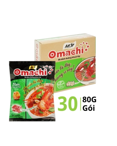  Mì Omachi tôm chua cay thái (gói x 80g)