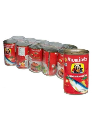 Cá mòi xốt cà đậm đà 3 Cô Gái (lốc 10 lon x 155g)