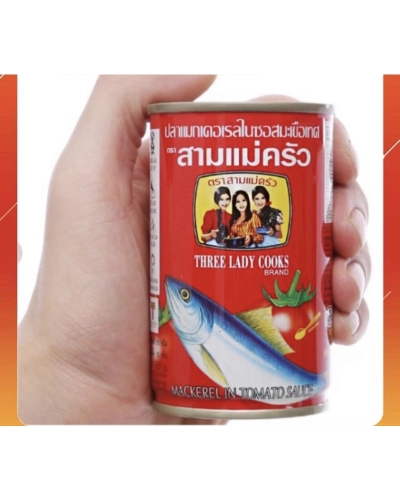 Cá mòi xốt cà đậm đà 3 Cô Gái (lon 155g)