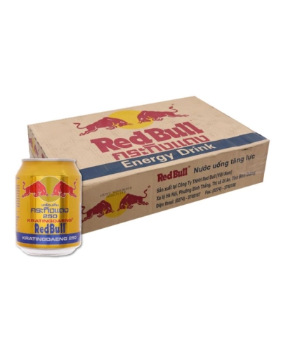 Nước bò húc Trung Quốc 中国红牛 (thùng 24 lon x 250ml) 中国红牛