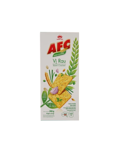 Bánh AFC vị rau cải (hộp 200g x 8 gói x 25g)
