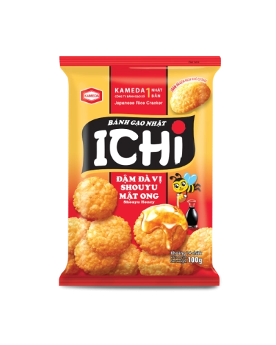 Bánh gạo Nhật Ichi vị Shouyu mật ong (gói x 100g)