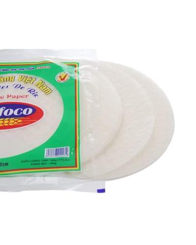 Bánh tráng Việt Nam Safaco 22cm (túi 300g x 60 lá)