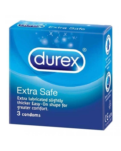 Bao cao su Durex Extra Safe (3pcs /Hộp)