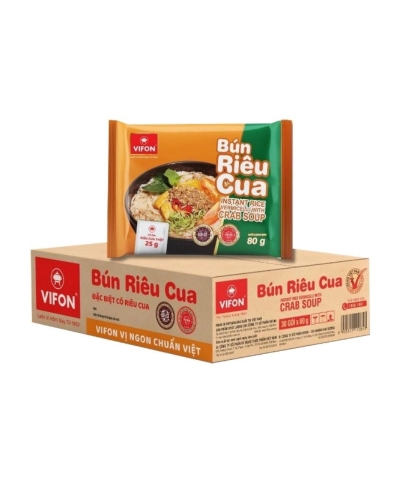 Bún riêu cua Vifon (thùng 30 gói x 80g)